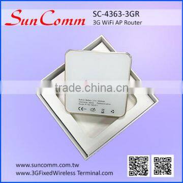 SC-4363-3GR 3G/2G turn WLAN access Internet and power bank 3G WiFi router