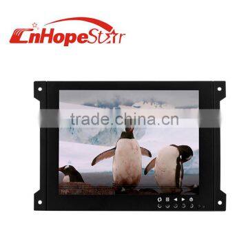 Small Size Metal Case VGA BNC AV Input 8 inch 4:3 Open Frame Monitor