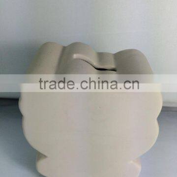 Wholesale white ceramic piggy bank/money box