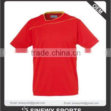 100% Polyester Cusotmized Design Baseball Jerseys red color