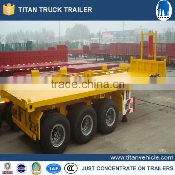 3 axle 40 ft front tipping semi trailer / front tipper semi trailer / container tipper