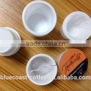 Plastic PP k-cup with Heat Seal Aluminium Foil Lids