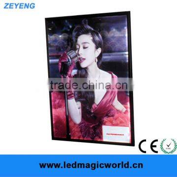 High Quality Aluminum Slim LED menu light box outdoor