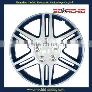 plastic 13 inch bi-colour hubcap wheel cover for bus