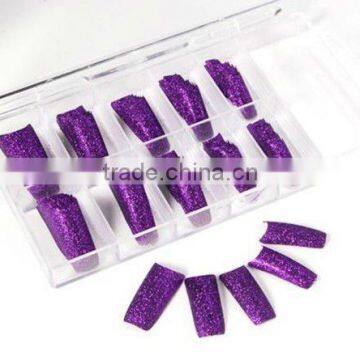 G3-002 70PCS COLORFUL GLITTER FRENCH NAIL,NAIL ART