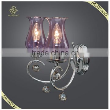 Hot sale Chrome Color Plated Decorative Small Wall Lamp with Crystal,Fancy Lighting