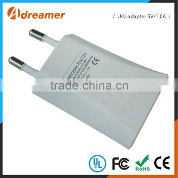 Converter EU to UK Adapter 5V 1.0A Universal Travel Adapter With Usb Charger