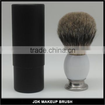 Acrylic Handle Shaving Brush Silver badger hair Shaving Brush Men Facial Beard Cleaning Shave Tool Shaving Razor Brush