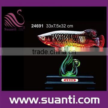 Decorative liuli fengshui arowana statue