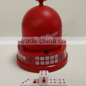 Custom Dice cup/Wholesale ABS plastic electronic dice shaker/custom logo shaker cup