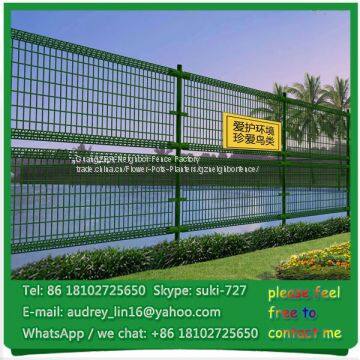 High quality double Loop wire mesh fence for garden