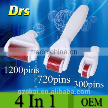 Hot Microneedling meso roller light slim wrinkle remover skin care products 4 in 1 derma roller