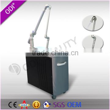 10HZ&2000W Freckle removal yag beauty laser with 7 articular-arm laser parts