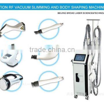 Approval Multifunctional body shaping equipment vacuum RF cellulite removal