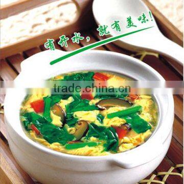 egg soup with vegetables mushroom