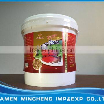 Strong attraction flower horn fish feed 10L bucket