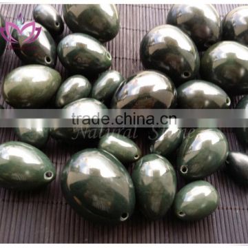 customize various size natural nephrite jade eggs yoni eggs for kegel exercise with certification