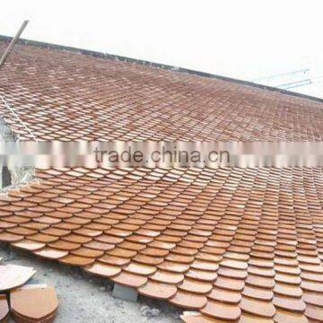 Great choice of newly style glazed fish scale roof tiles to make building excellent