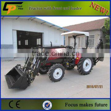 4WD mini tractor with front end loader TZ-4 for sale