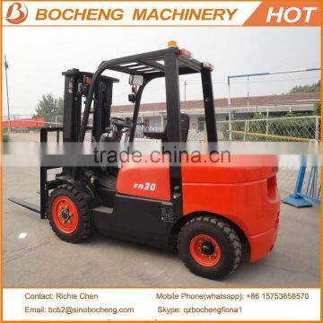 Hot Sale 3T Diesel Pallet Lift Truck Forklift China Made