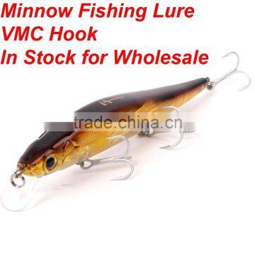 In stock VMC treble hook 110mm 14.5g minnow fishing lure