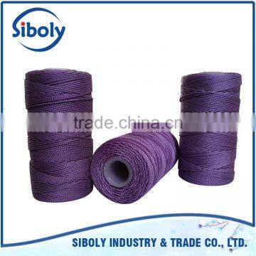 different colors 210d twisted multifilament polyester fishing net twine