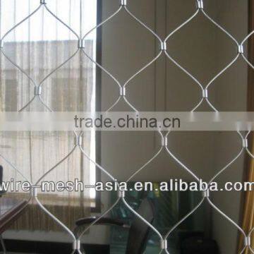 Hot decorative wire mesh for elevator paneling