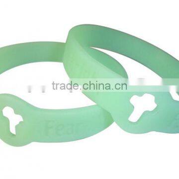 Wholesale custom logo print qr code silicone bracelet