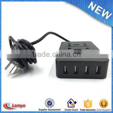 Europe Uk US Multi Universal Wall Usb Socket Outlet With ce Rohs photo-2