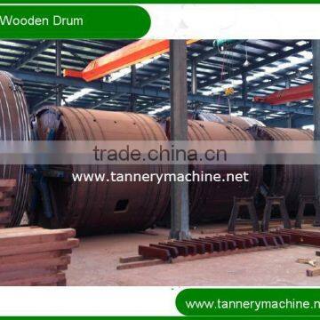 wooden hand drum for wet blue tanneries