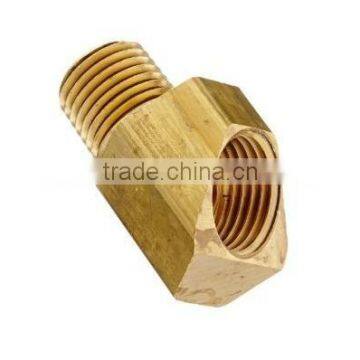 Yellow Brass Inverted Flare 45 Degree Elbow 1/4" x1/8"