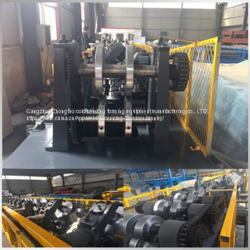 steel CZ purlin roll forming line