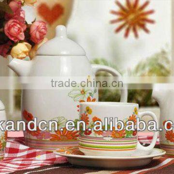 high quality and made in china ceramic tea pot set