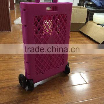 Plastic and Metal Folding Shopping Carts With Wheels Folding Carts photo-2