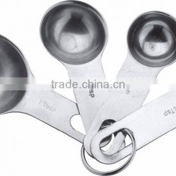 Set of 4pcs Stainless Steel Measuring Cups and Measuring Spoon Set With Silicone Handle photo-6
