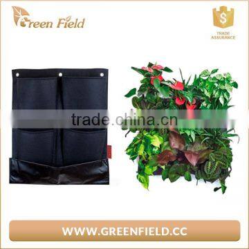 Hanging Planter Horizontal Garden Grow Bag Fabric Vertical Garden Felt Bag photo-2