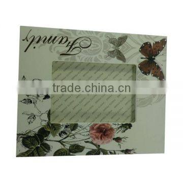 Beautiful resin butterfly pattern photo frame