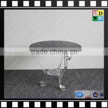 Small Round Three Legs Acrylic Coffee Table From Shenzhen Yidong photo-3