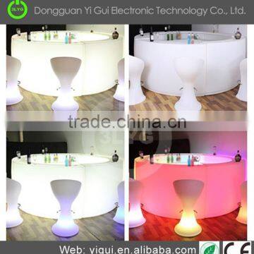 Hot Sale Modern Bar Chairs With 16 Changing Color Led Table photo-3