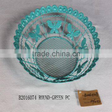 Metal Wire Fruit Plate With Butterfly Lines photo-3