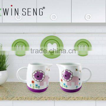 Ceramic Tea Pot Set With Teapot, Two Cups and Saucers, photo-5