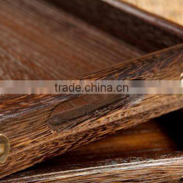 Retro High Grade Wood Different Size Serving Tray photo-3