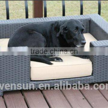 2015 Hot sale wicker dog bed