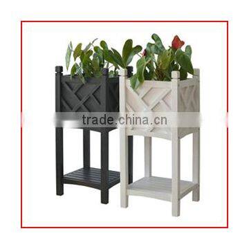 Solid Wood Design Planter Boxes Balcony Porch Decoration