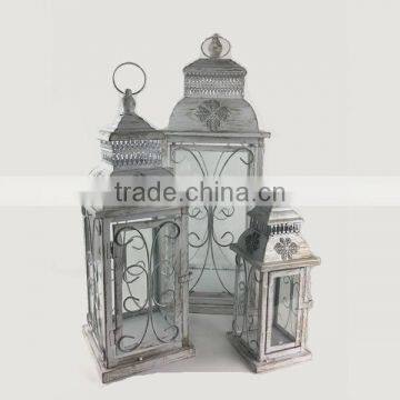 Set of 3 Decoration Metal Candle Lantern photo-2