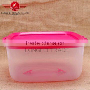 Eco-friendly 36*36*16cm plastic cake storage box with cover/lid