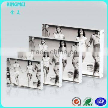 KM-VP44 Clear Acrylic Table Display Magnet Photo Frame A3 Size photo-3