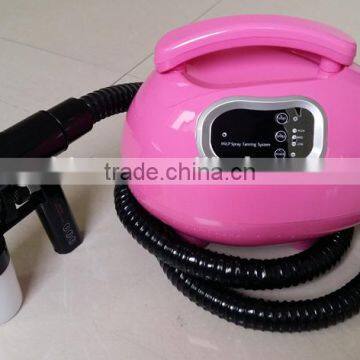 Home Body Tanning Bed Mini Electric HVLP Spray Tan Gun Professional Airbrush Portable Skin Tanning Machine photo-2