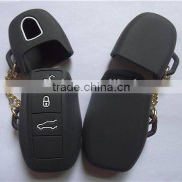 Silicone Key Cover Fit for PORSCHE 911 Cayenne Panamera Boxster Remote Key Case photo-3