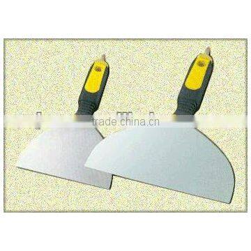 TPR handle stinless steel putty knife with screwdriver